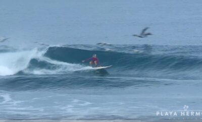 Surfing at Playa Hermosa, Costa Rica December 20, 2019