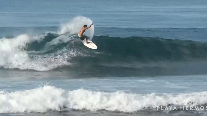 Surfing at Playa Hermosa, Costa Rica January 20 & 21, 2020