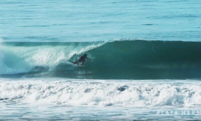 Surfing at Playa Hermosa, Costa Rica January 22, 2020