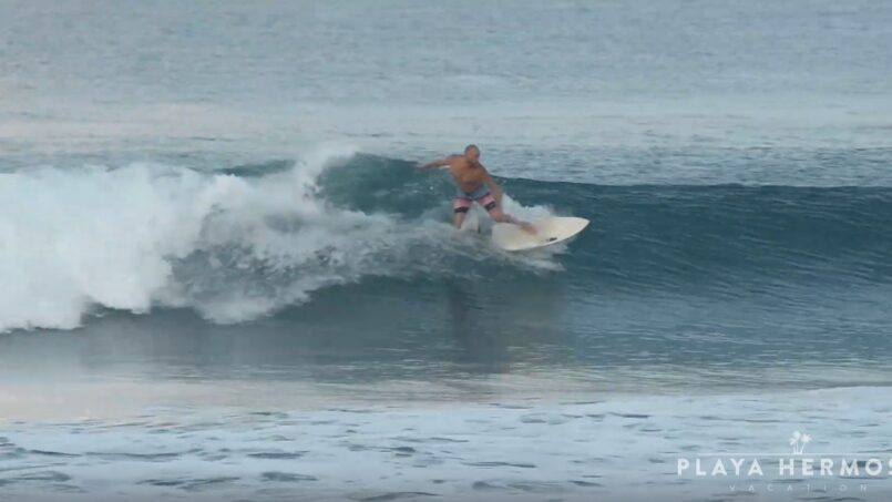 Surfing at Playa Hermosa, Costa Rica January 30, 2020