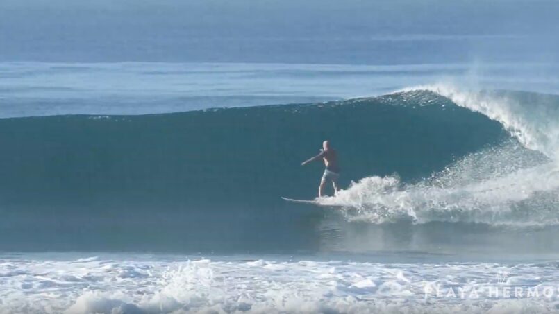 Surfing at Playa Hermosa, Costa Rica January 14, 2020