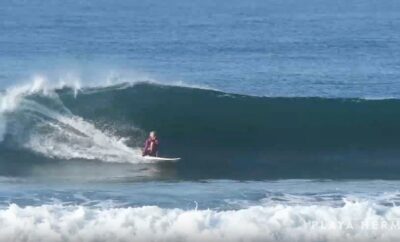Surfing at Playa Hermosa, Costa Rica January 27, 2020