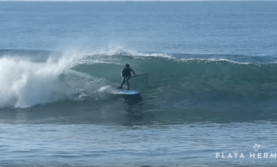 Surfing at Playa Hermosa, Costa Rica January 17, 2020