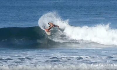 Surfing at Playa Hermosa, Costa Rica March 5-13, 2020